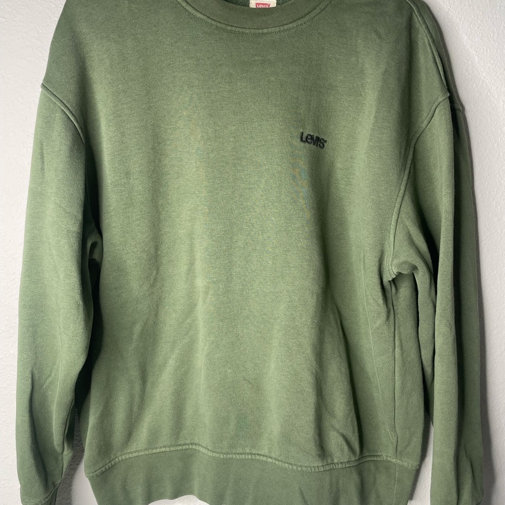 Levi's Men's Green Crewneck Sweatshirt